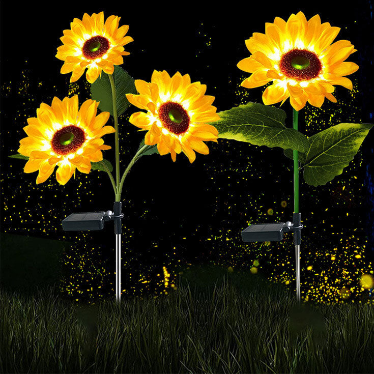 Brighten your garden with solar sunflowers