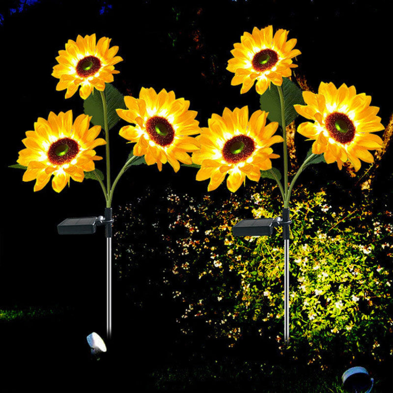 Brighten your garden with solar sunflowers