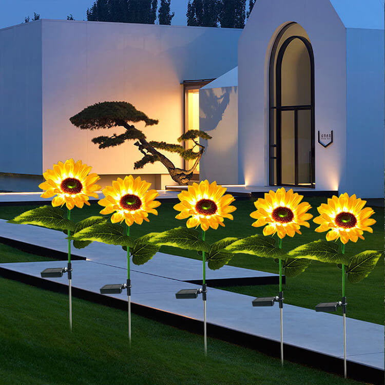 Brighten your garden with solar sunflowers