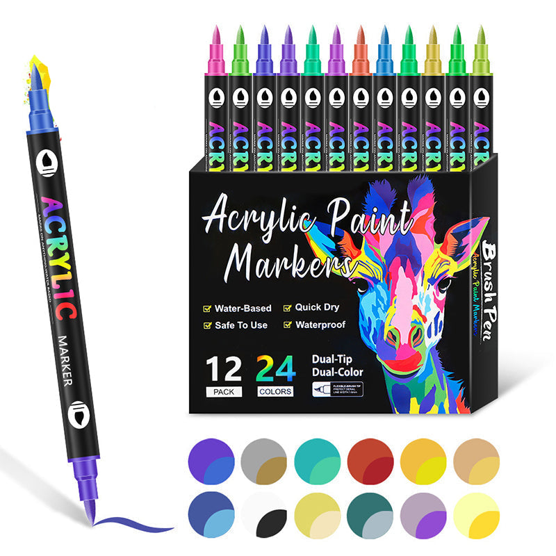 Acrylic paint pens for vibrant creations