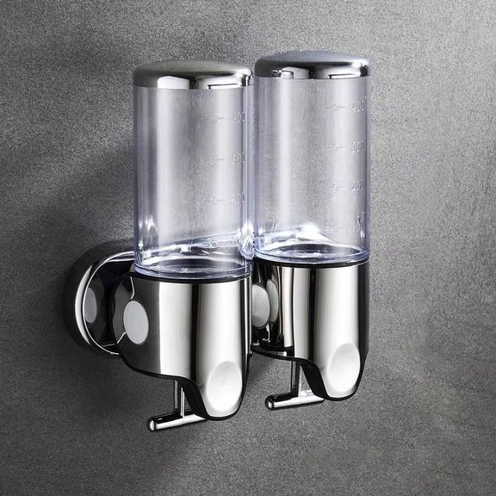 2-in-1 wall-mounted dispenser for an organized bathroom