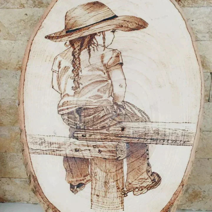 Engrave precisely on wood, glass, or metal