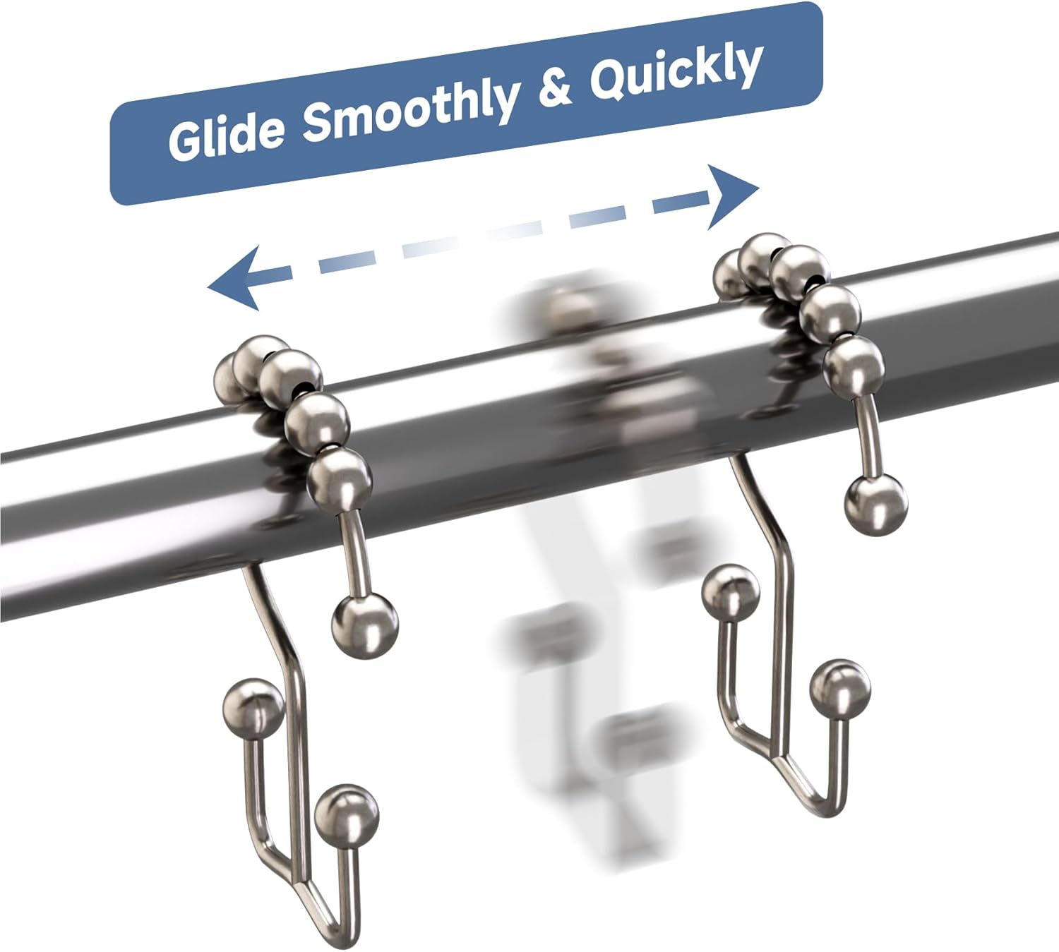 Curtain Hooks, Set of 12