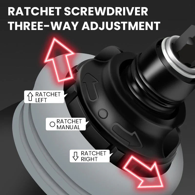 Compact and adjustable screwdriver for precise screwing