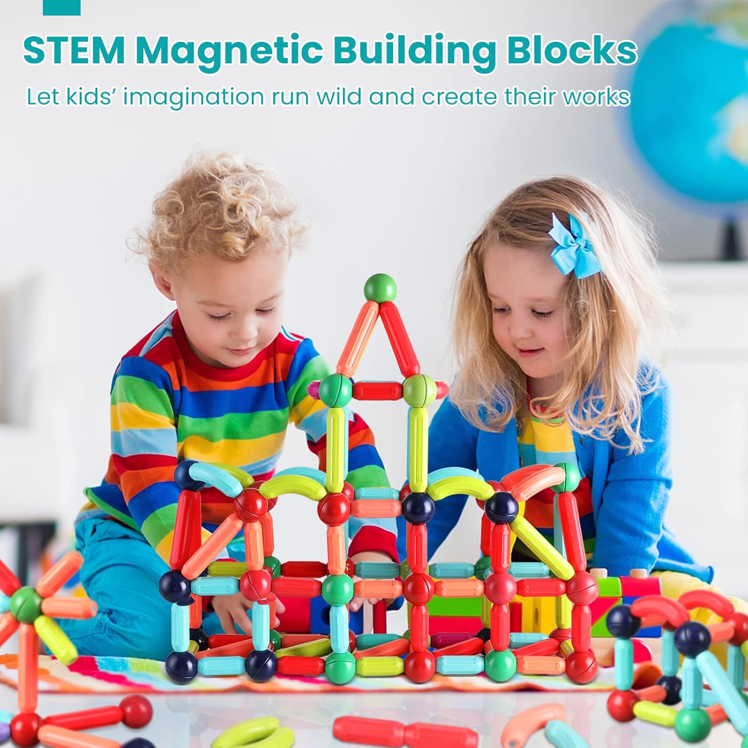 Educational magnetic blocks - Stimulate children's imagination