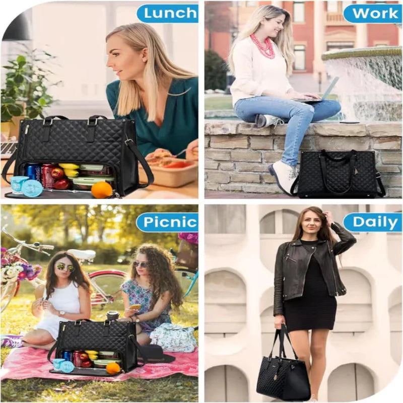 Elegant and functional 3-in-1 work bag