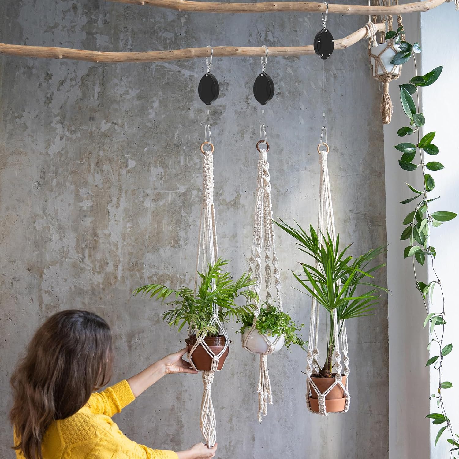 Easily access your hanging plants (x4)