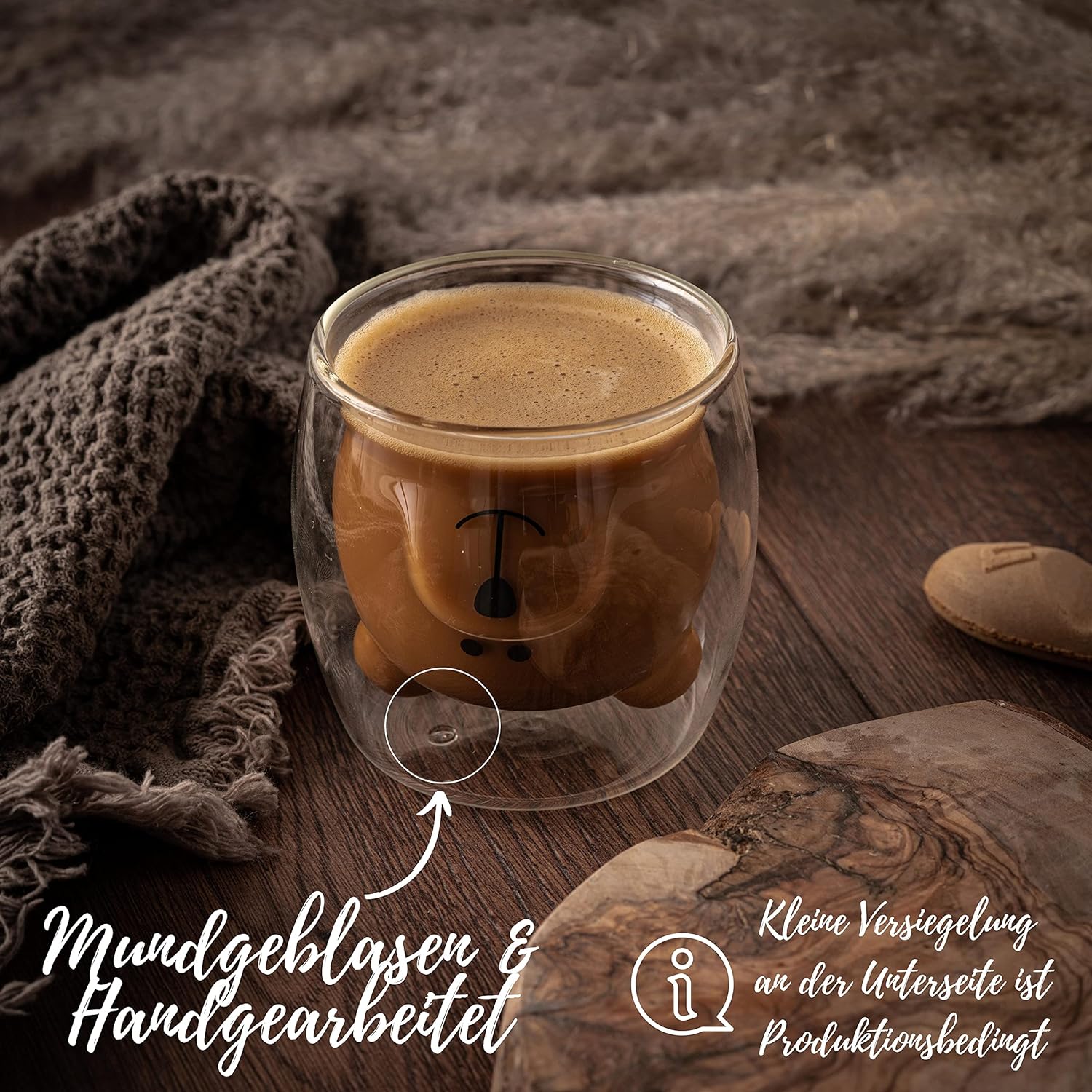 Bear-shaped coffee cup - Cute and practical