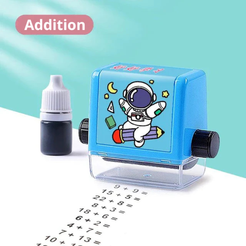 Educational stamp to learn math easily