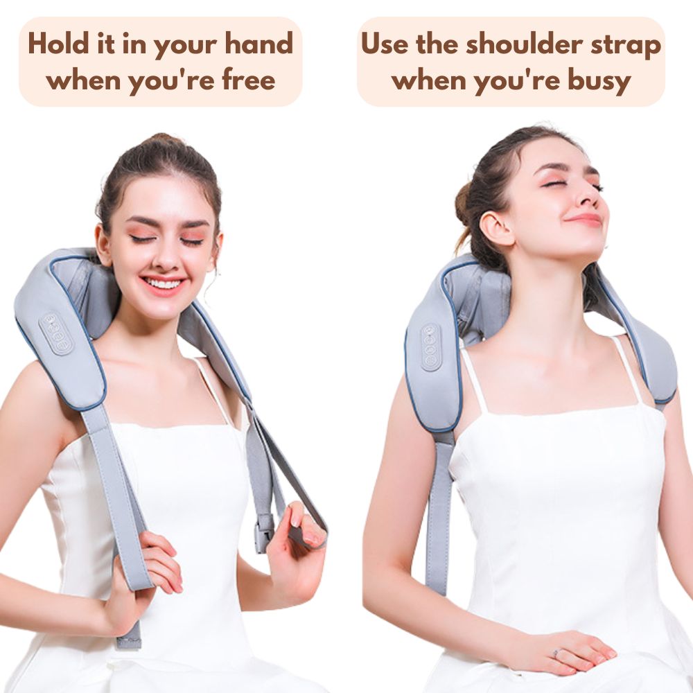 6D ergonomic massager for total muscle relaxation