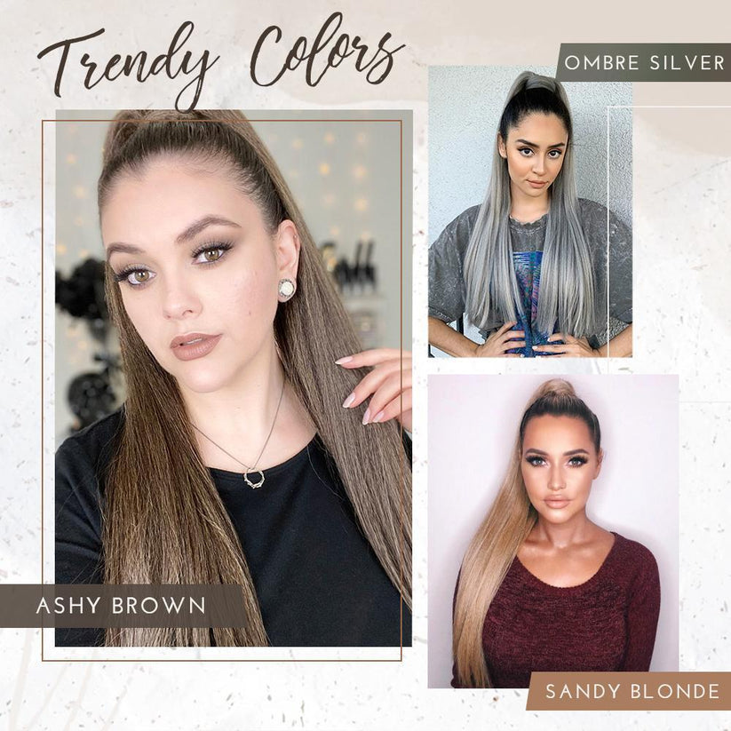 Glamorous ponytail extension for a chic look