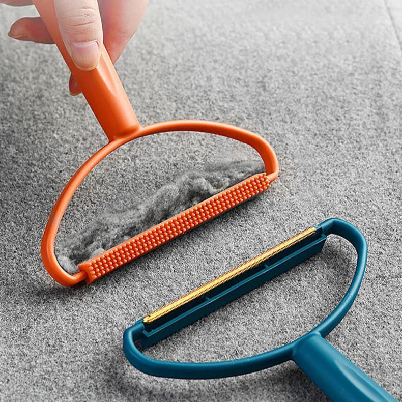 Eliminate pet hair in a single pass