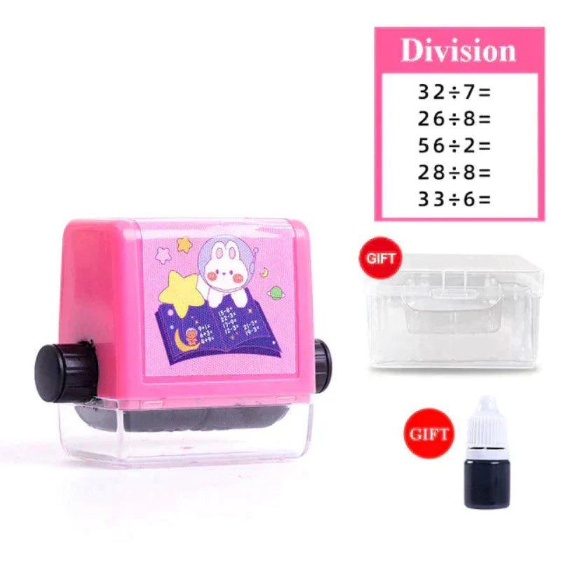 Educational stamp to learn math easily