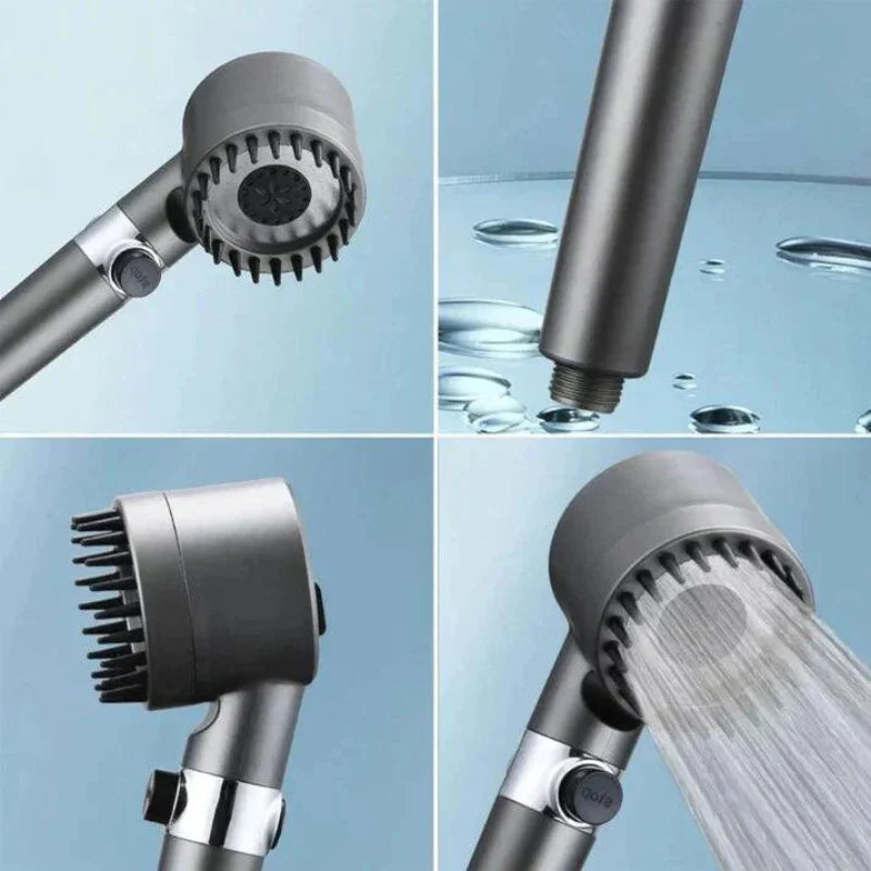 4-in-1 filtered shower with adjustable pressure