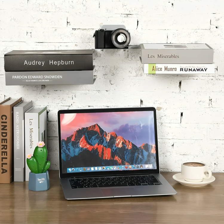 Display your books as if by magic with this invisible shelf