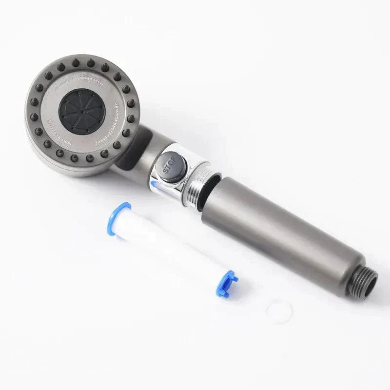 4-in-1 filtered shower with adjustable pressure
