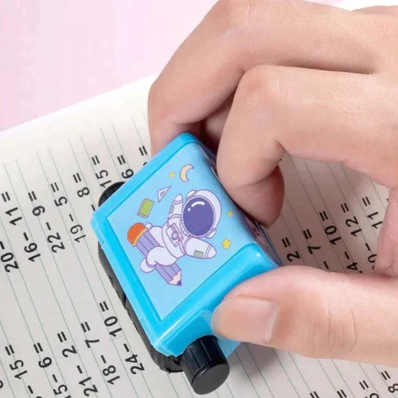 Educational stamp to learn math easily
