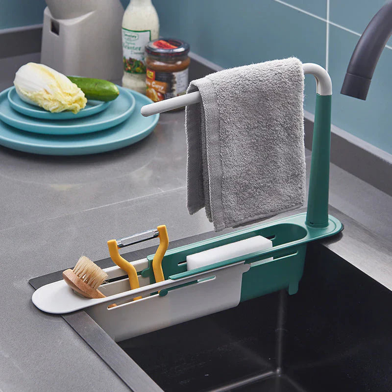 Easily keep your sink clean and organized