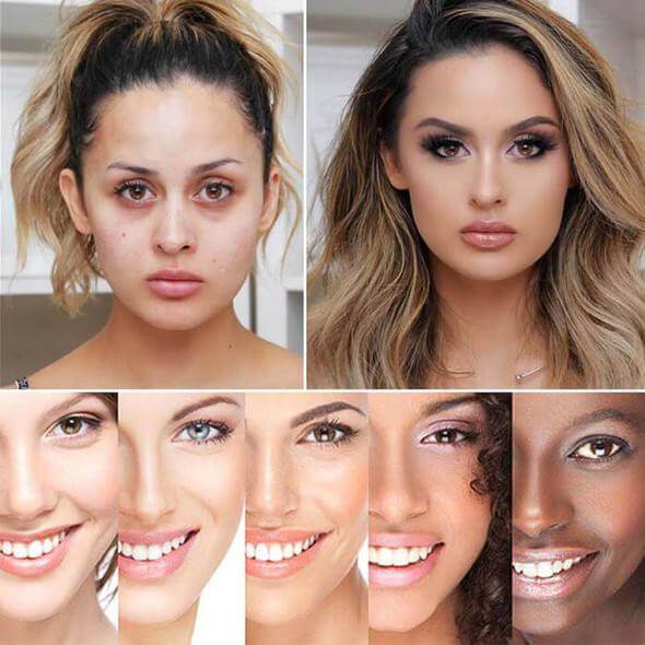 CC cream cushion with mushroom-shaped applicator