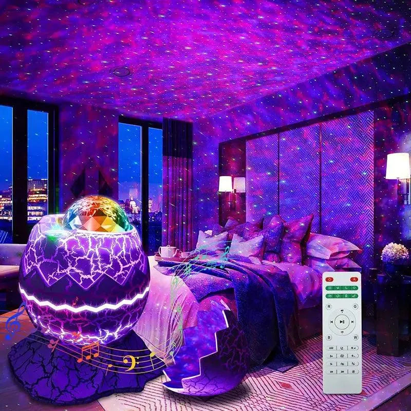 Galaxy projector with music and remote control