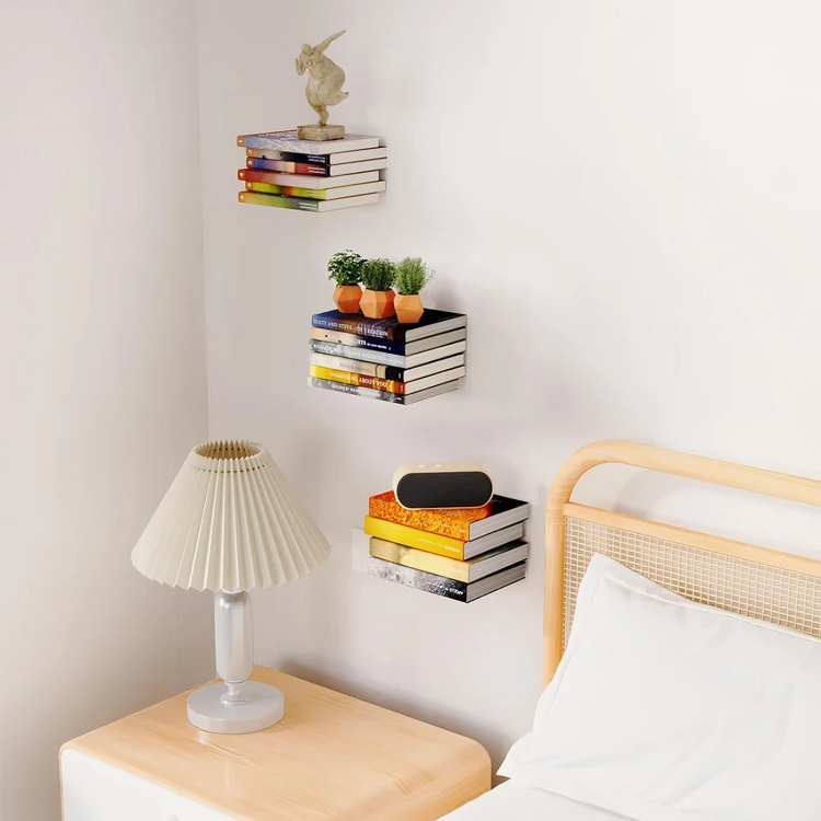 Display your books as if by magic with this invisible shelf