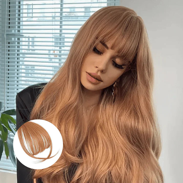 Clip-in bangs for an instantly transformed look
