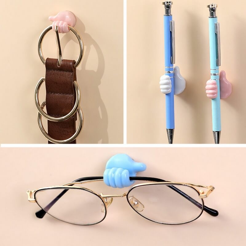 Clever hooks for cables, brushes, earphones, and more (x10)