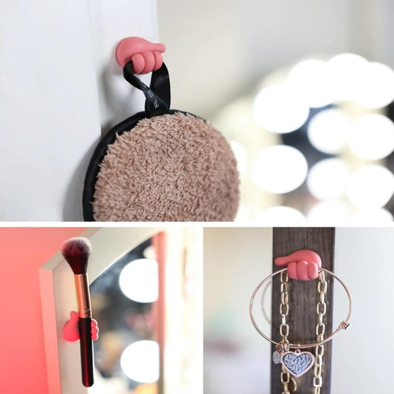 Clever hooks for cables, brushes, earphones, and more (x10)