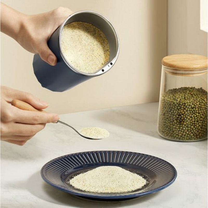 Grind your food quickly and effortlessly with this electric grinder