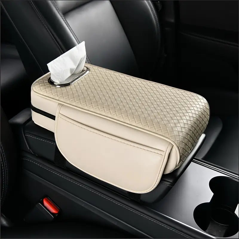Carvan Car Arm Cushion Box with Tissue Box