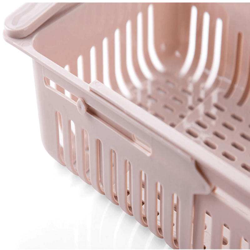 Adjustable organizer for refrigerator