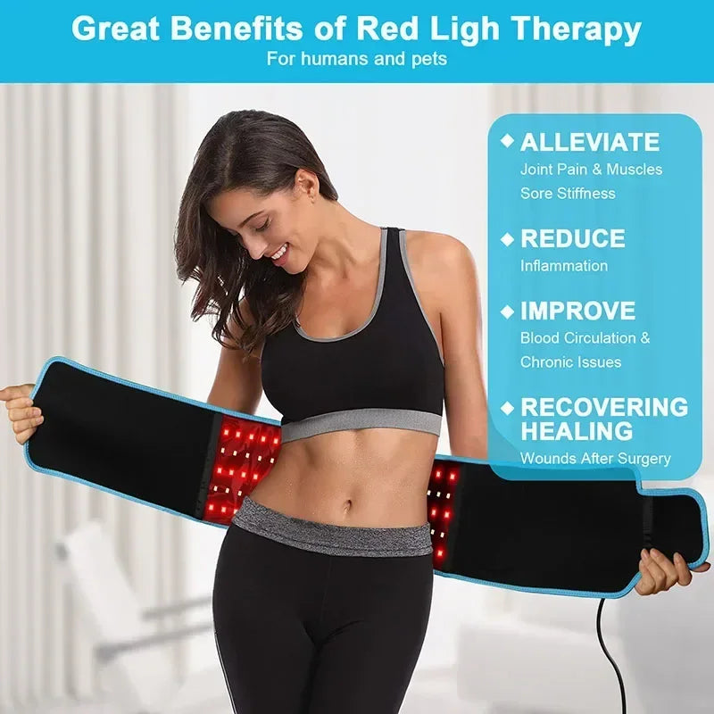 CoreVive™ Red Light Therapy Belt — Smooth, Firm & Support Your Core Naturally