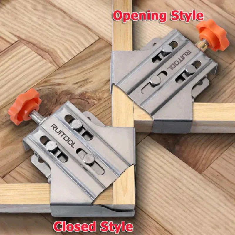 90° angle clamp for precise wood joints
