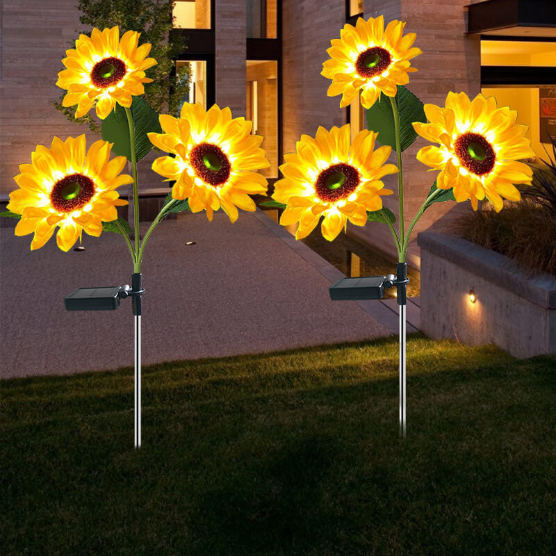 Brighten your garden with solar sunflowers 
