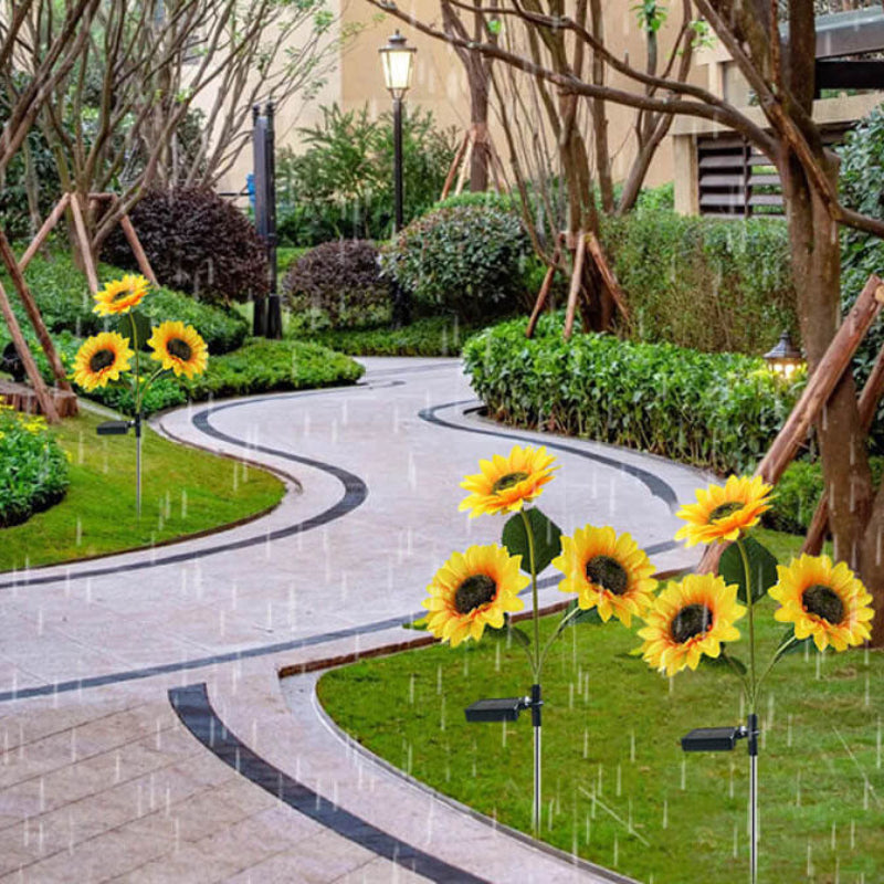 Brighten your garden with solar sunflowers 