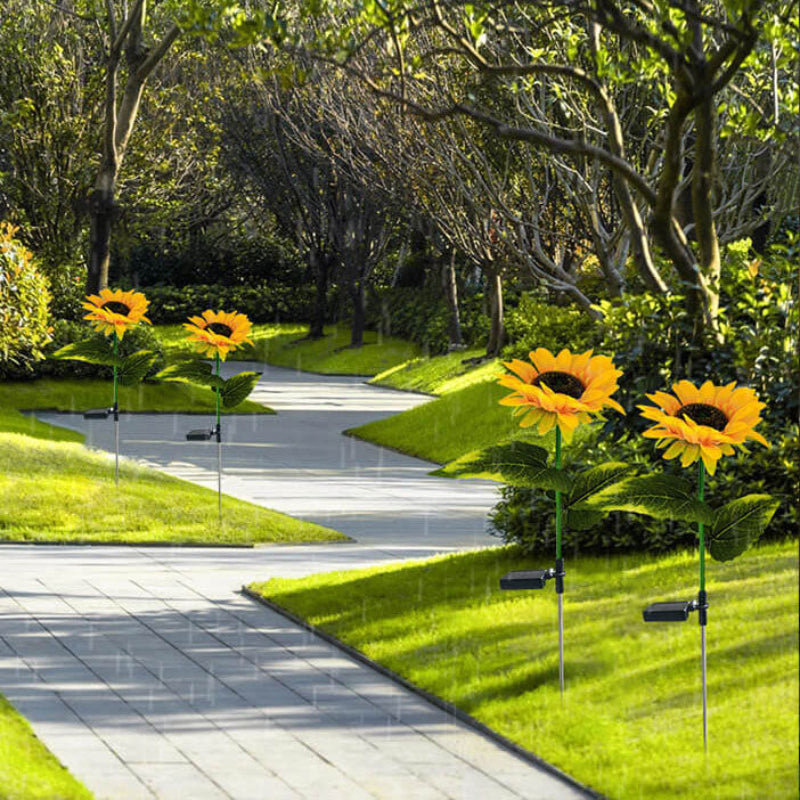 Brighten your garden with solar sunflowers 