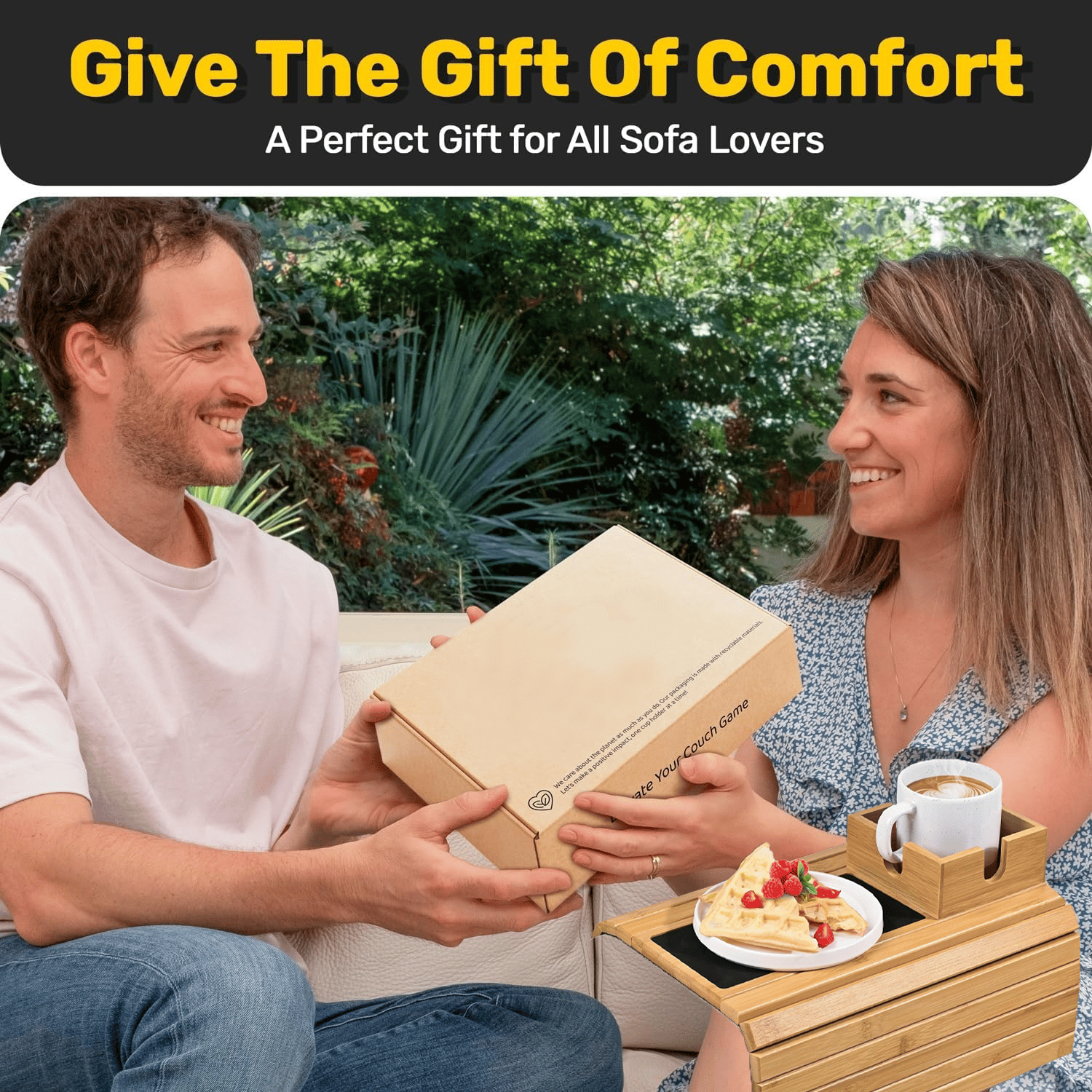 Keep everything within reach without leaving your couch 