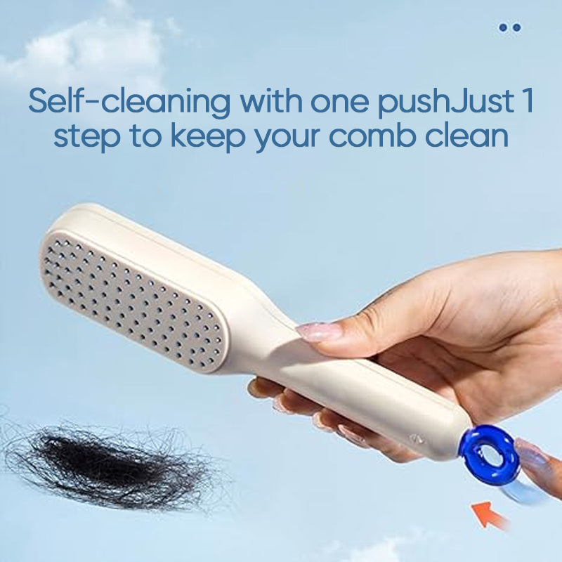 Heated smoothing brush for soft and shiny hair 