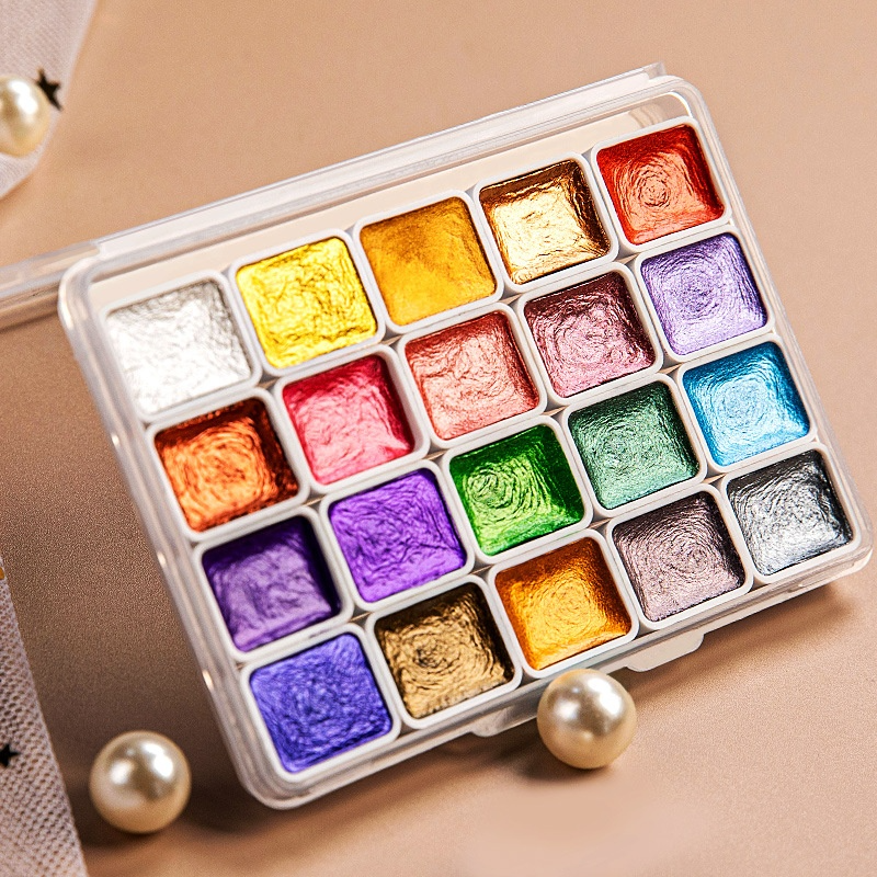 Kolorful™ - Powder Mineral Pearl Pigment Art Watercolor