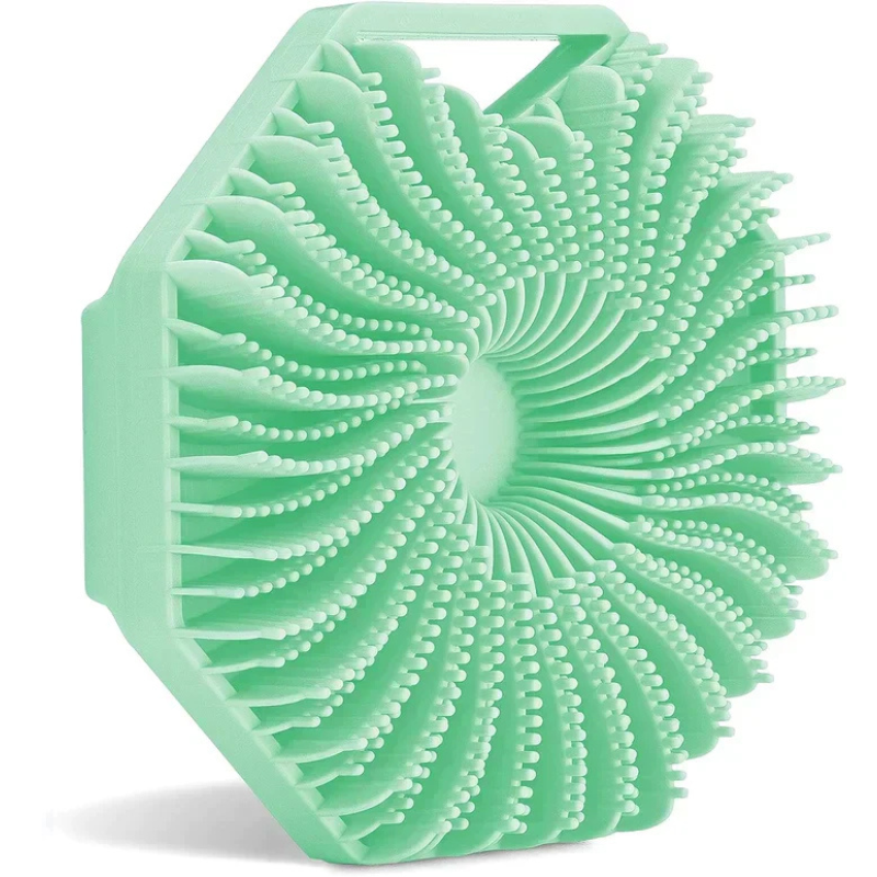 Hygienic body peeling brush for radiant skin 