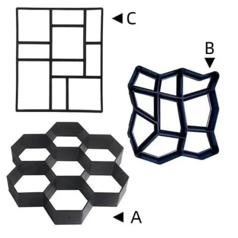 Easily create personalized garden paths 