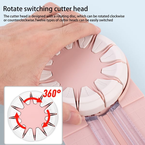 12-in-1 rotary circle cutter for precise cuts and varieties 