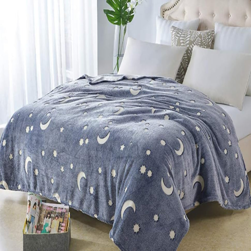 Magic blanket that glows in the dark 