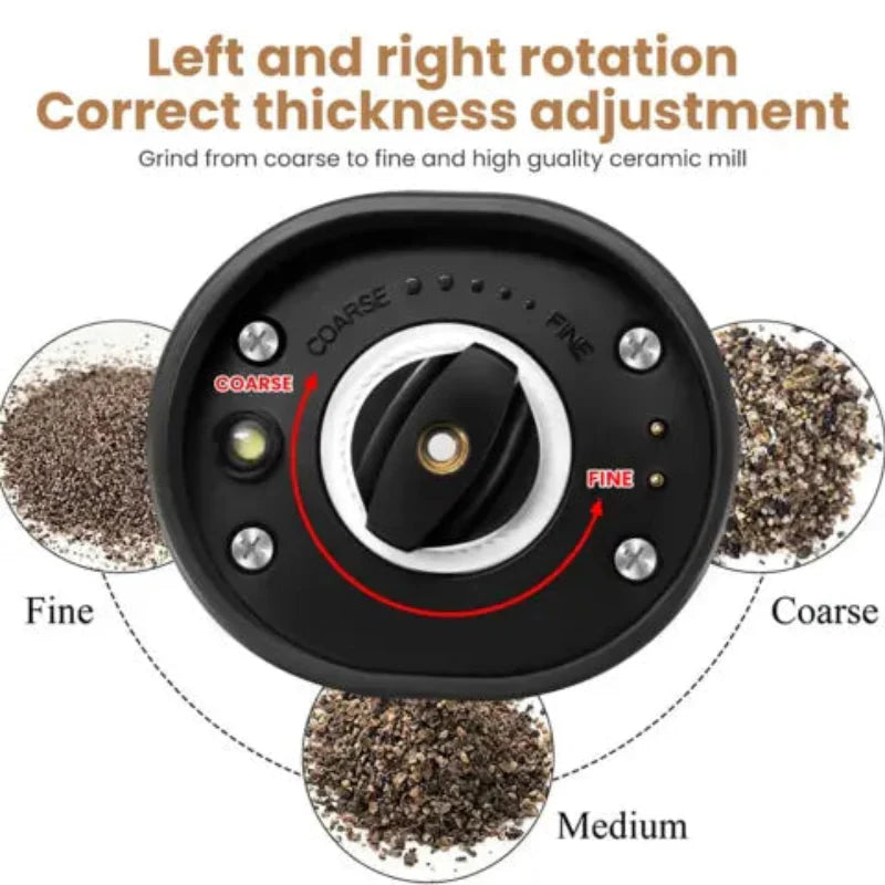 Electric LED Mill – Precise seasoning with one hand 