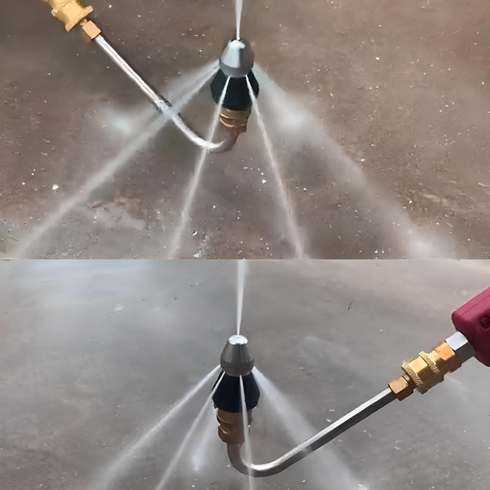 High pressure nozzle for cleaning 