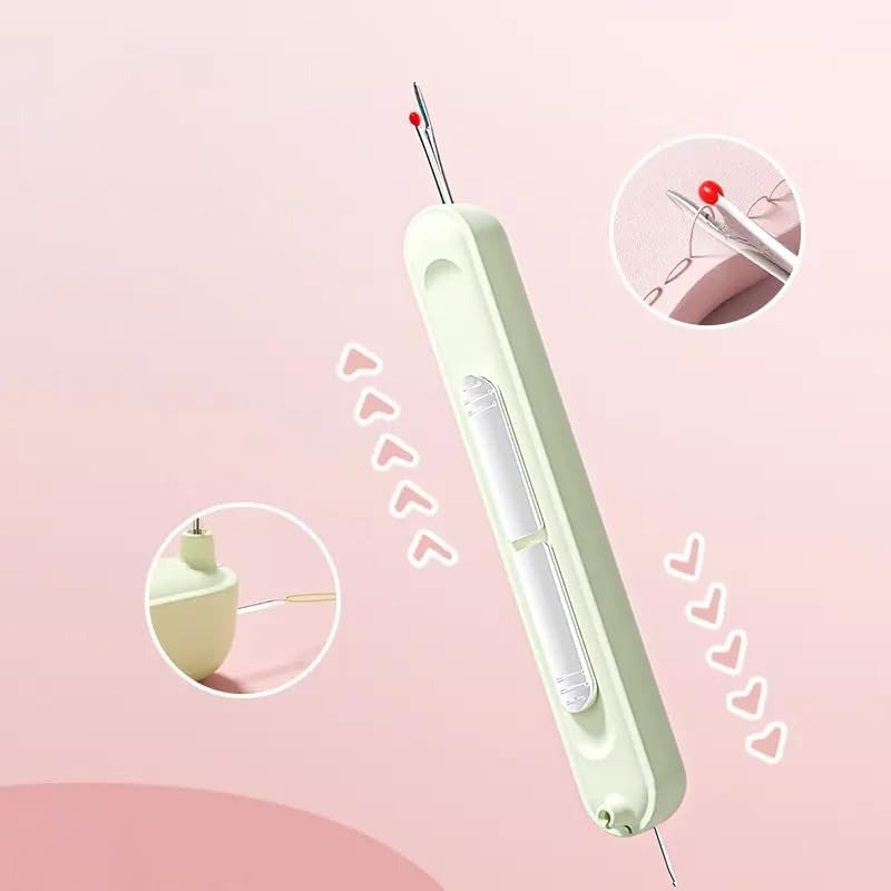 2-in-1 sewing tool – Practical needle threader and seam ripper (x2) 