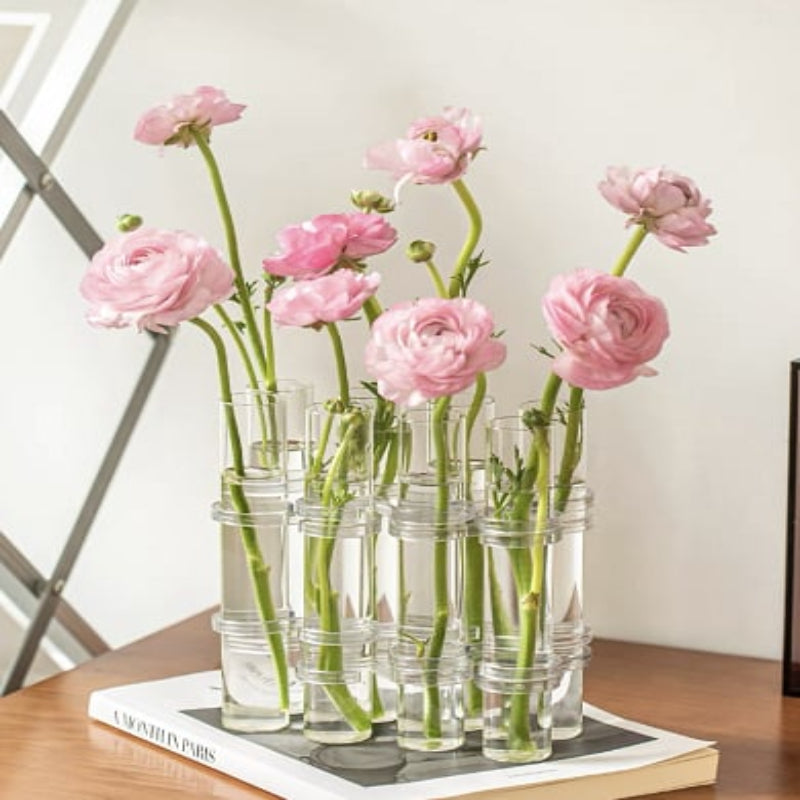 Elegant modular vase for creative floral arrangements 