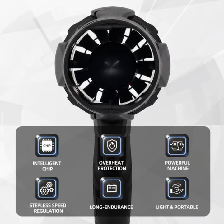 Cordless air blower – Clean effortlessly and without cables 