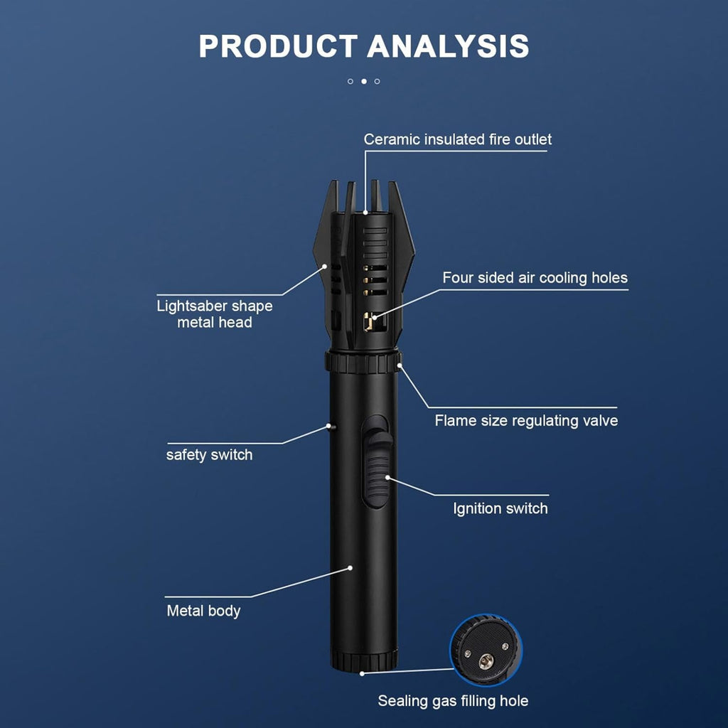 Lightsaber storm lighter – Reliable ignition in all circumstances 