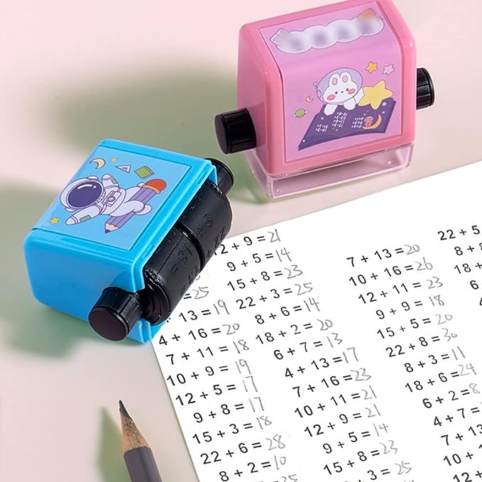 Educational stamp to learn math easily 